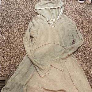 Hooded boutique tunic